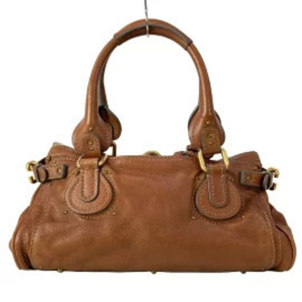 Chloe Paddington Bag Leather Shoulder Brown